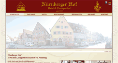 Desktop Screenshot of nuernberger-hof-altdorf.de
